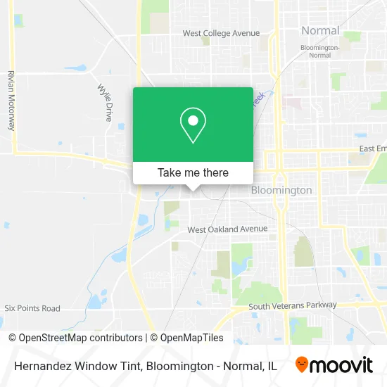 Hernandez Window Tint map