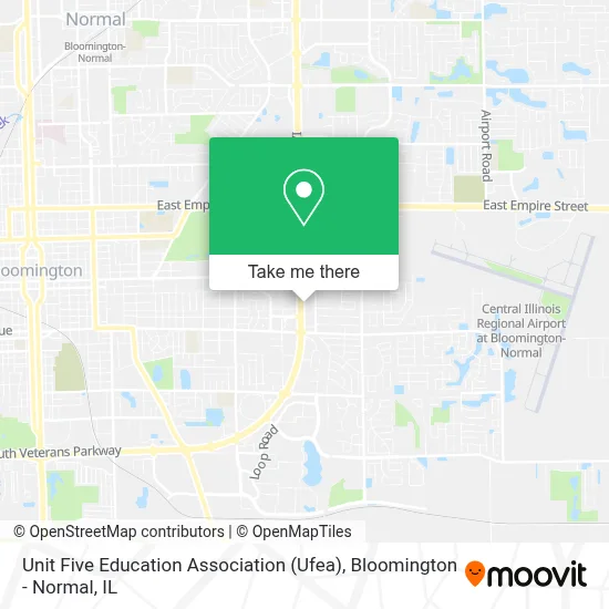 Unit Five Education Association (Ufea) map
