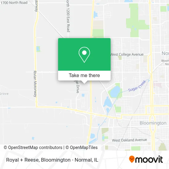 Royal + Reese map
