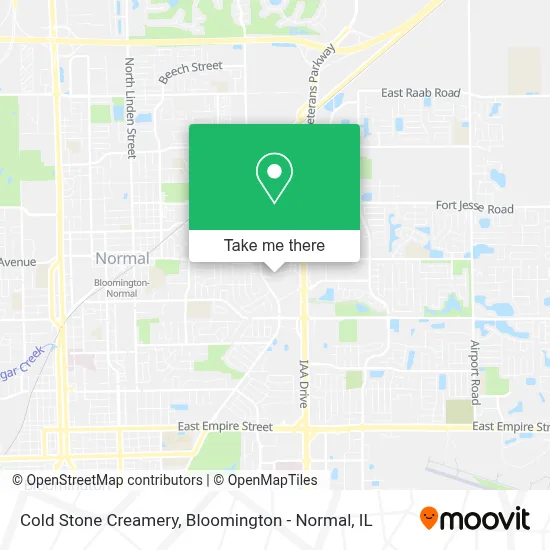 Cold Stone Creamery map