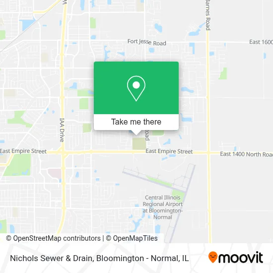 Nichols Sewer & Drain map
