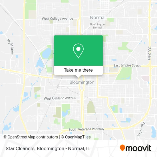 Star Cleaners map