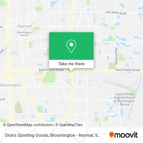 Dick's Sporting Goods map