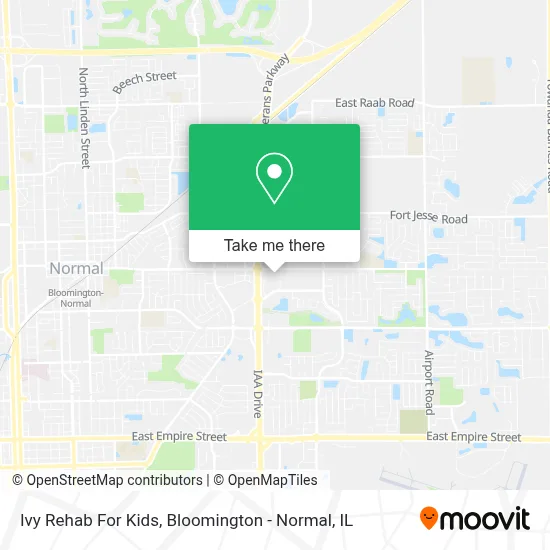 Ivy Rehab For Kids map