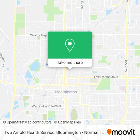 Iwu Arnold Health Service map