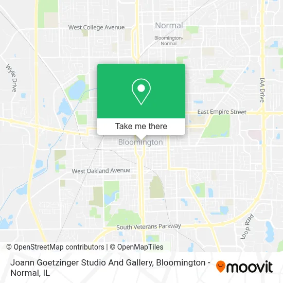 Joann Goetzinger Studio And Gallery map