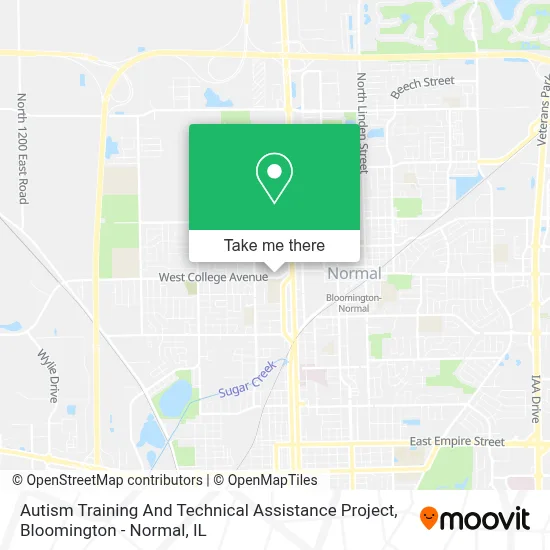 Autism Training And Technical Assistance Project map
