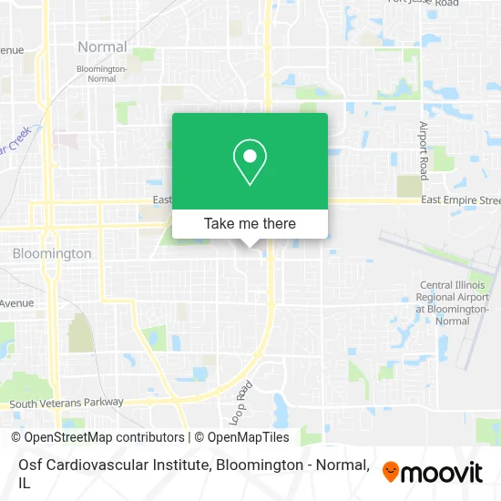 Osf Cardiovascular Institute map