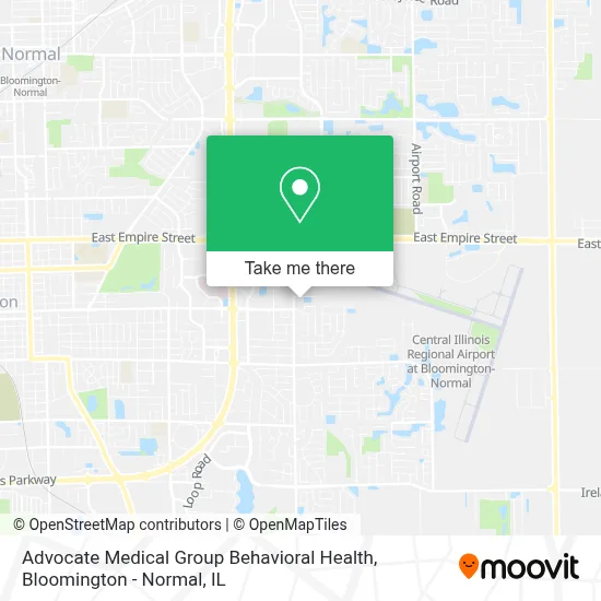 Advocate Medical Group Behavioral Health map
