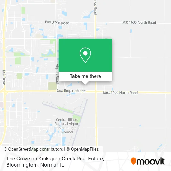 The Grove on Kickapoo Creek Real Estate map