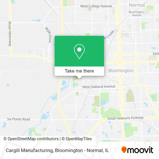 Cargill Manufacturing map
