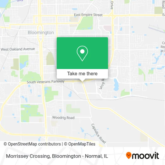Morrissey Crossing map