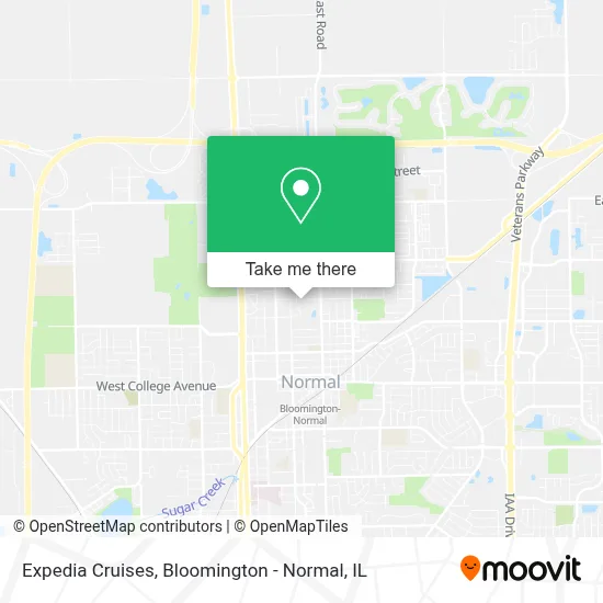 Expedia Cruises map