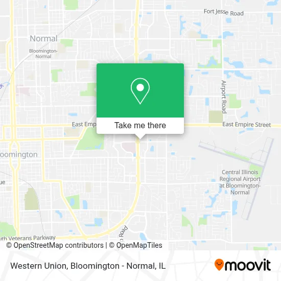 Western Union map