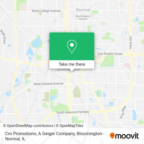 Cm Promotions, A Geiger Company map