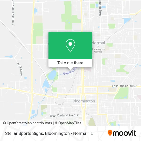 Stellar Sports Signs map