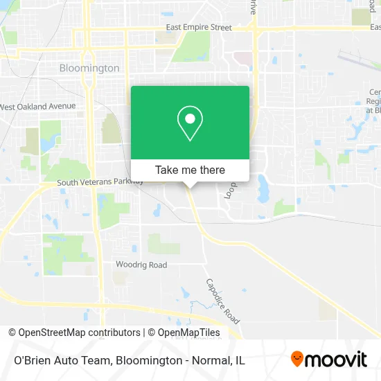 O'Brien Auto Team map