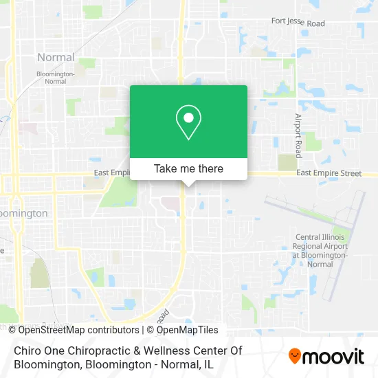 Chiro One Chiropractic & Wellness Center Of Bloomington map
