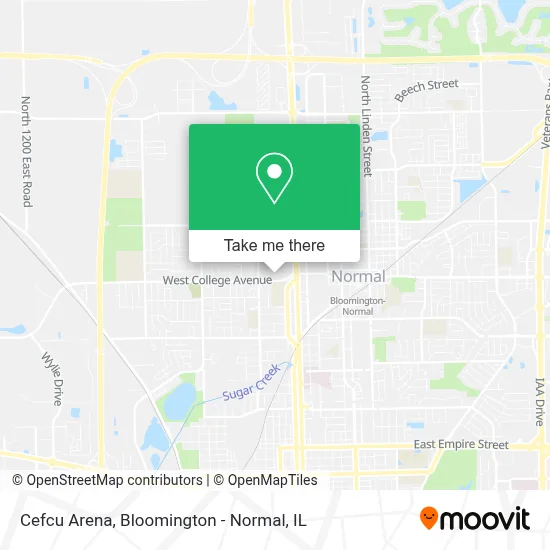 Cefcu Arena map