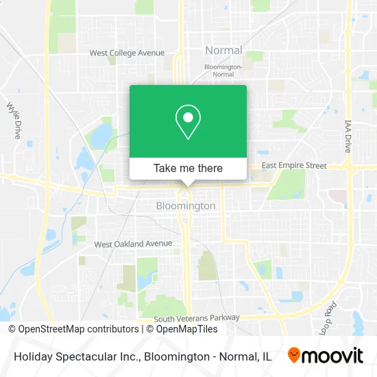 Holiday Spectacular Inc. map