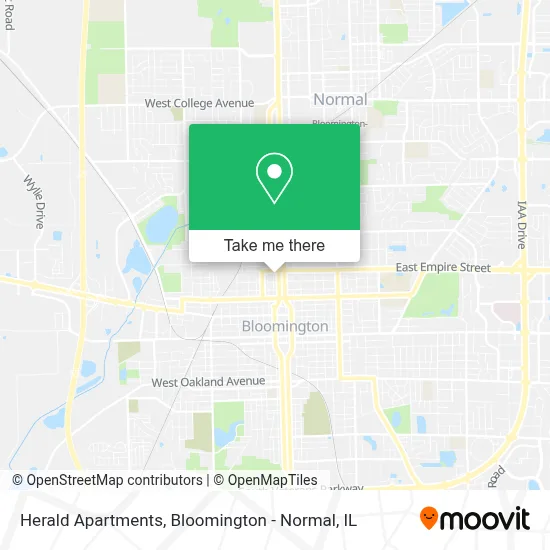 Herald Apartments map