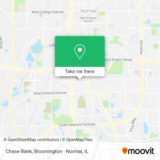 Chase Bank map