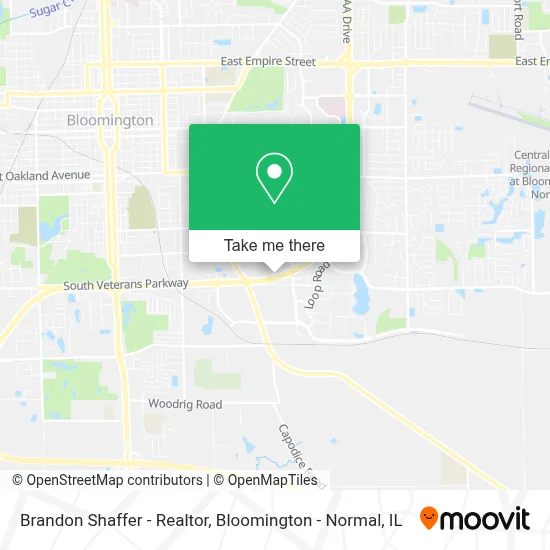 Brandon Shaffer - Realtor map