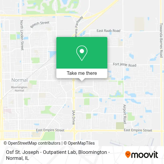 Osf St. Joseph - Outpatient Lab map