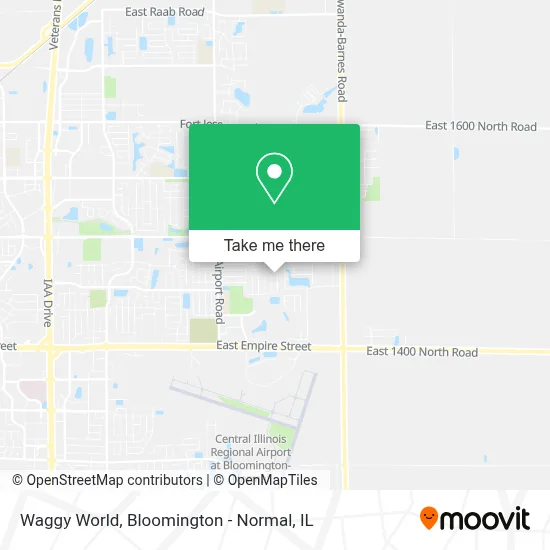 Waggy World map