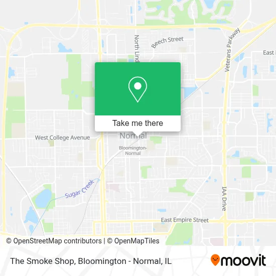 The Smoke Shop map