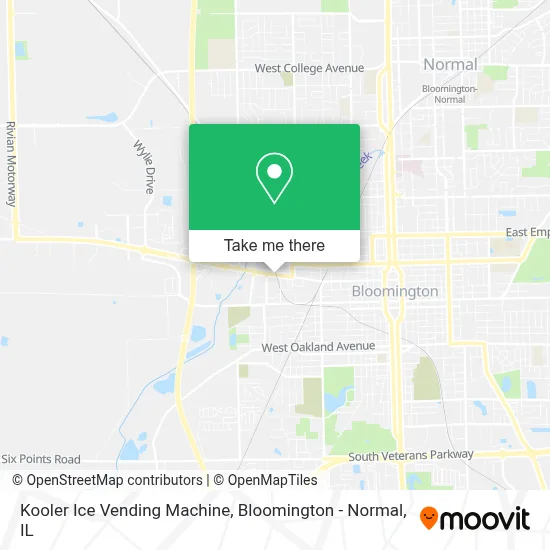 Kooler Ice Vending Machine map