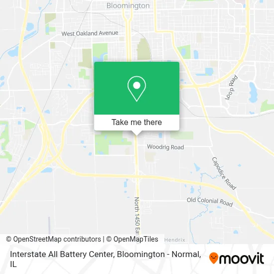 Interstate All Battery Center map