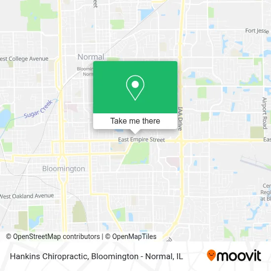Hankins Chiropractic map