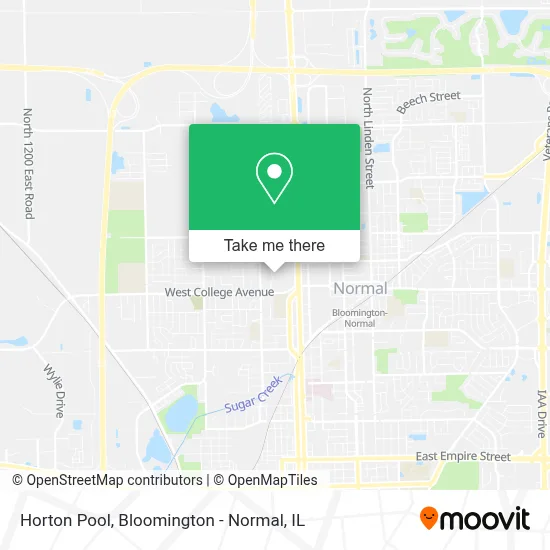 Horton Pool map