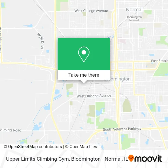 Upper Limits Climbing Gym map