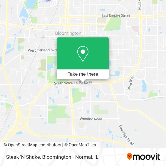 Steak 'N Shake map