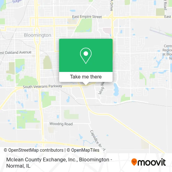 Mclean County Exchange, Inc. map