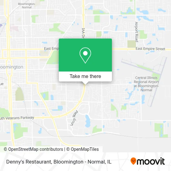 Denny's Restaurant map