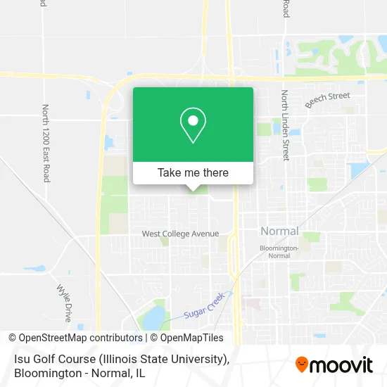 Isu Golf Course (Illinois State University) map