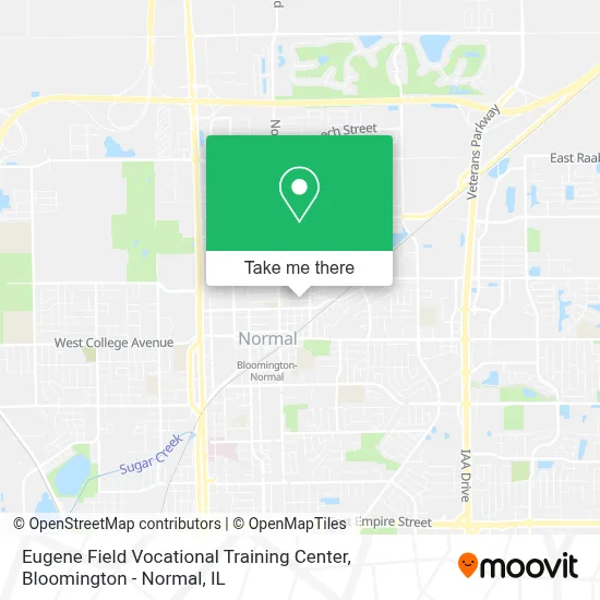 Eugene Field Vocational Training Center map