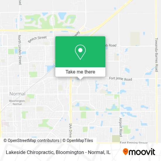 Lakeside Chiropractic map