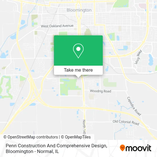 Penn Construction And Comprehensive Design map