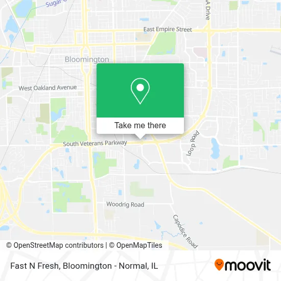 Fast N Fresh map