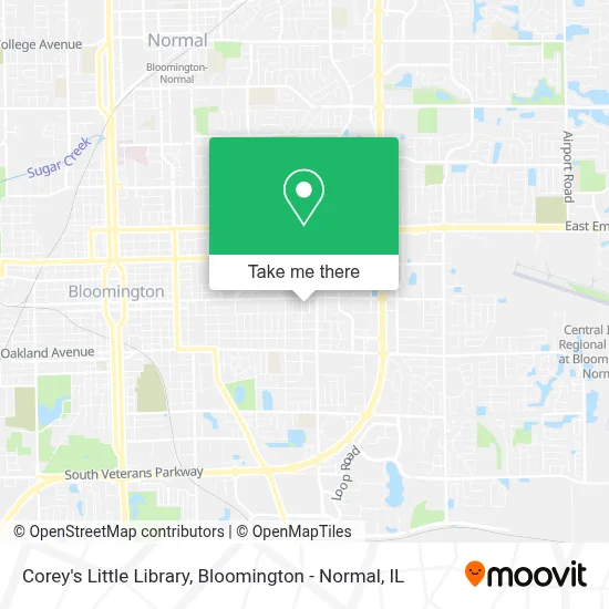 Corey's Little Library map