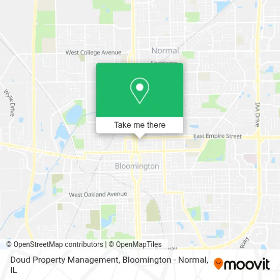 Doud Property Management map