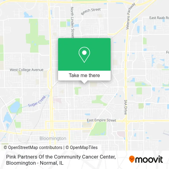 Pink Partners  Of the Community Cancer Center map