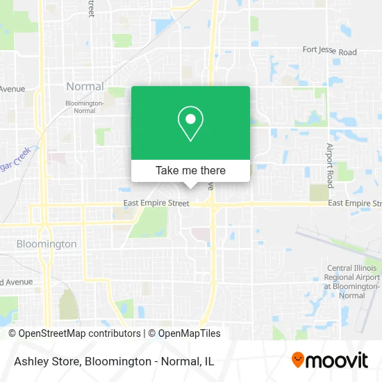 Ashley Store map