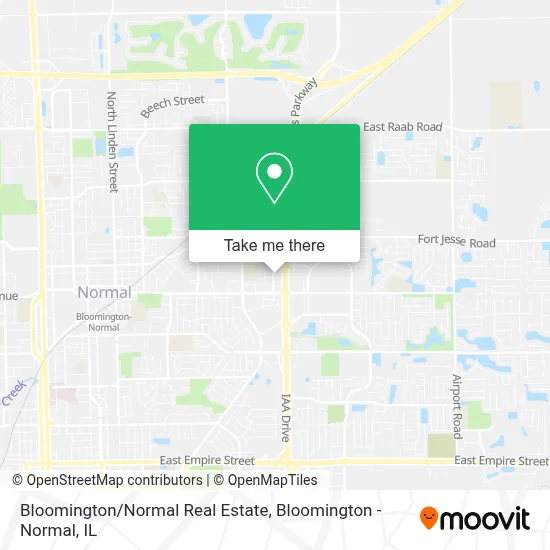 Bloomington/Normal Real Estate map