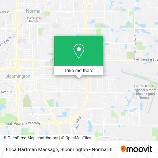 Erica Hartman Massage map
