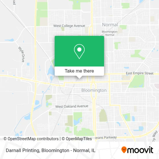 Darnall Printing map